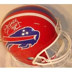 Jim Kelly Signed Buffalo Bills Riddell Full Size Deluxe Replica Helmet