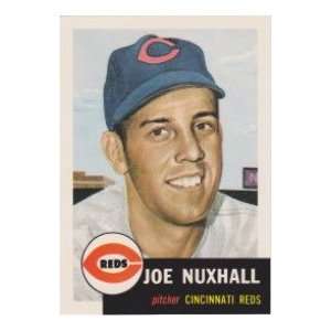 Joe Nuxhall 1953 Topps Archives Baseball Reprint (Cincinnati Reds)