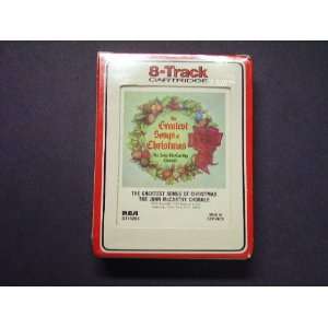 JOHN McCARTHY CHORALE   GREATEST SONGS OF CHRISTMAS   8 TRACK TAPE*