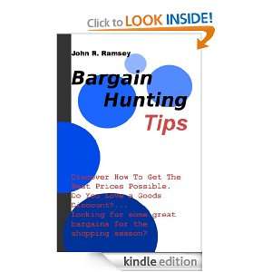 Bargain Hunting Tips John R. Ramsey  Kindle Store