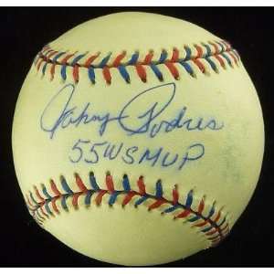 Autographed Johnny Podres Ball   PSA COA   Autographed Baseballs 