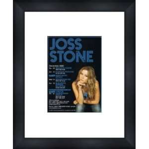 JOSS STONE UK Tour 2005   Custom Framed Original Concert Ad   Framed 