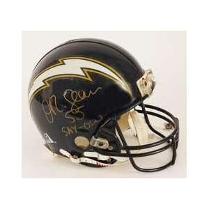 JUNIOR SEAU SAN DIEGO CHARGERS AUTOGRAPHED HAND SIGNED RIDDELL 