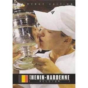 Justin Henin Tennis Card