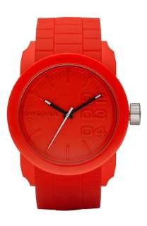 DIESEL® Silicone Strap Round Watch  