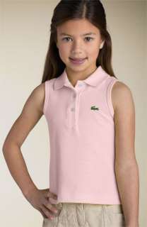 Lacoste Sleeveless Polo Shirt (Little Girls & Big Girls)  