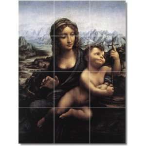  Leonardo Da Vinci Religious Custom Tile Mural 4  36x48 
