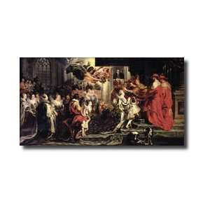 The Coronation Of Marie De Medici 15731642 At St Denis 13th May 1610 