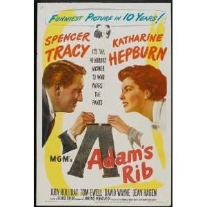  Adam s Rib (1949) 27 x 40 Movie Poster Style B