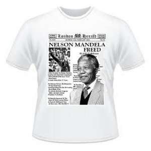 Nelson Mandela Freed XL T shirt