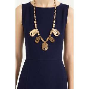  Oscar de la Renta Guitar Motif Necklace Jewelry