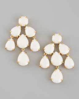 Y10NT kate spade new york chandelier earrings, white
