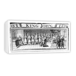  King John surrenders his crown to Pandulph   Canvas 