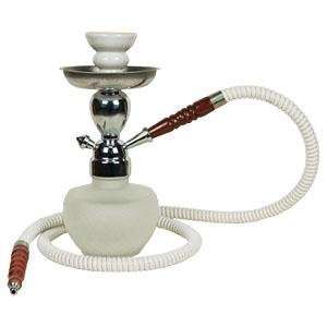  Pasha G ~ White Glass Hookah ~ 11 