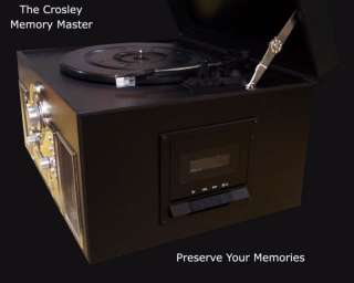 CDR Crosley Memory Master Elite CD Record Turntable NEW  