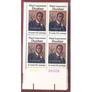  Postage Stamps US Poet Paul Laurence Dunbar Sc 1554 MNH 