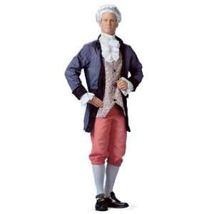 Lets Party By Peter Alan Inc Colonial Man Adult Costume / Blue   Size 