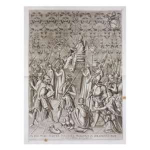  Pope Sixtus V is Carried to the Ceremony for the 