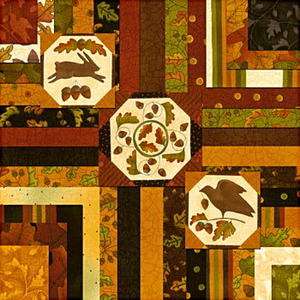 ACORN HOLLOW CHARM PACK Quilt Squares MODA Fabric CHARMS  