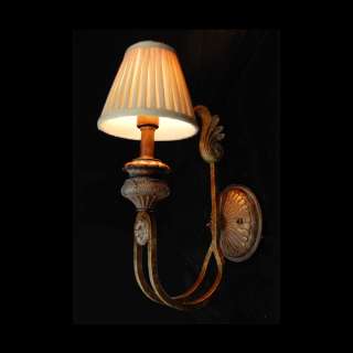 Bell Shaped Fabric Shade Indoor Wall Light Sconce/New. 847263078618 