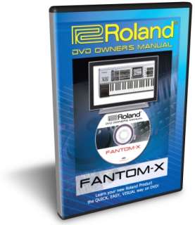 Roland Fantom X DVD Video Training Tutorial X6 X7 X8  