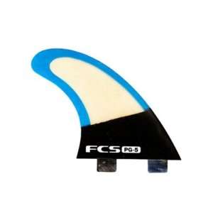 FCS PC 5 Bamboo Surfboard Thruster Tri Fin Set   Blue  