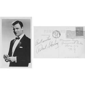  Robert Sterling Autographed/Hand Signed Vintage ORIGINAL 