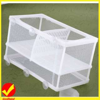 Aquarium Fish Tank Soft Net Breeder Baby Hatchery Box  