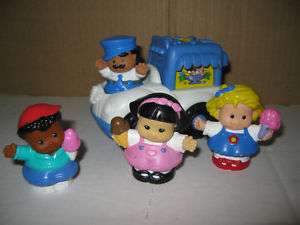 Fisher Price Little People Ice Cream Truck Musical Lot  