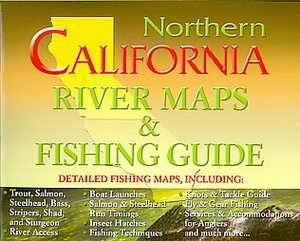 Northern California River Maps & Fishing Guide WW77909  