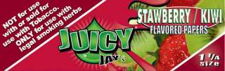   25 STRAWBERRY/KIWI Flavored Rolling Papers Cigarette Paper  
