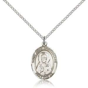  Sterling Silver St. John Chrysostom Pendant Jewelry