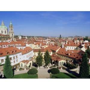  Baroque St. Nicholas Church and Mala Strana Roofs from 