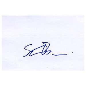STEVE BUSCEMI Signed Index Card In Person