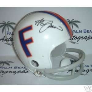 Steve Spurrier signed Florida Gators 1966 Throwback Mini Helmet