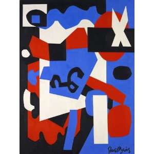  Hand Made Oil Reproduction   Stuart Davis   32 x 42 inches 