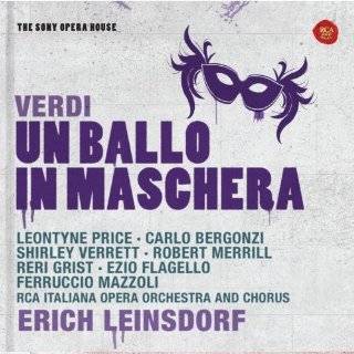 Verdi Un ballo in maschera   The Sony Opera House Audio CD ~ Erich 
