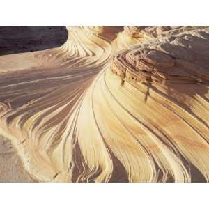 Rock Formation Known as Swirls, on Colorado Plateau, Arizona, USA 