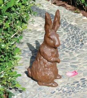 English Hare Cast Iron Statue Rabbit Garden Sculpture  