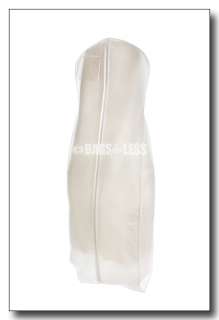   LARGE BREATHABLE WHITE WEDDING GOWN GARMENT BAG 609613494628  