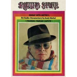  Truman Capote, 1973 Rolling Stone Cover Poster by Henry 