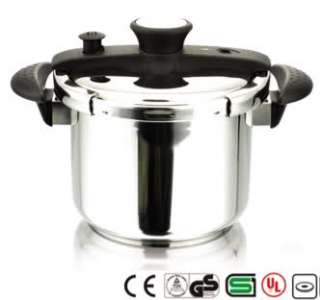 CONCORD Stainless Steel 8 QT Pressure Cooker. Heavy Pot  