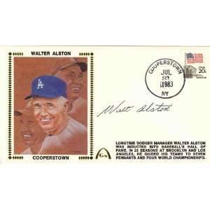  Walter Walt Alston Autographed Cache (Global Authenticated 