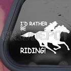 Rather Be Riding Fast Decal Running Horse Sticker