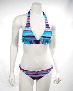 Billabong 2 Piece Swimwear Women Sz Medium Water Color  