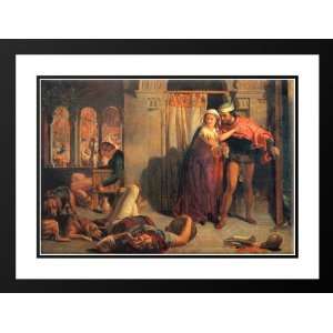Hunt, William Holman 38x28 Framed and Double Matted Eve of Saint Agnes 