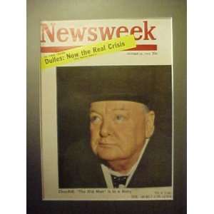 Winston Churchill October 26, 1953 Newsweek Magazine Professionally 
