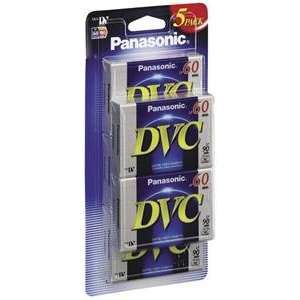   AYDVM60FE5B Mini Digital Video Cassette   60 min, 5 Pack Electronics