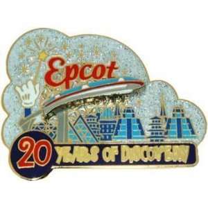   20 Years of Discovery Monorail Slider Disney PIN 