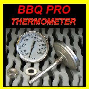 BBQ GRILL PIT SMOKER OVEN GAS BARBECUE THERMOMETER TEMP GAUGE 550 